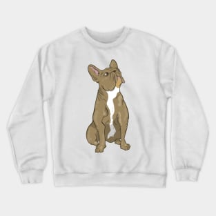 Brown French Bulldog Crewneck Sweatshirt